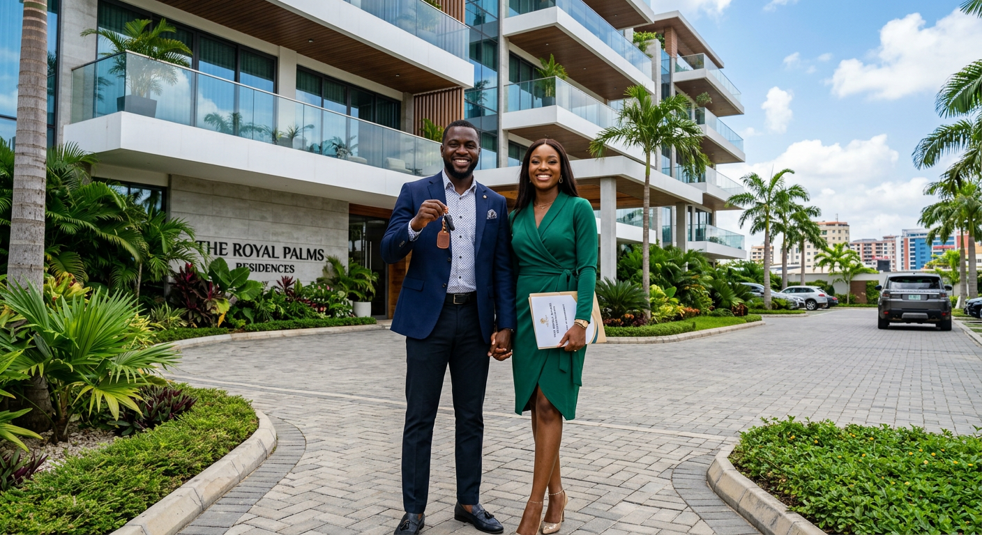 couple buying an apartment in Lagos